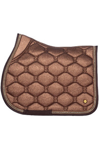 2023 PS Of Sweden Stardust Jump Saddle Pad 1110-072 - Sparkly Copper